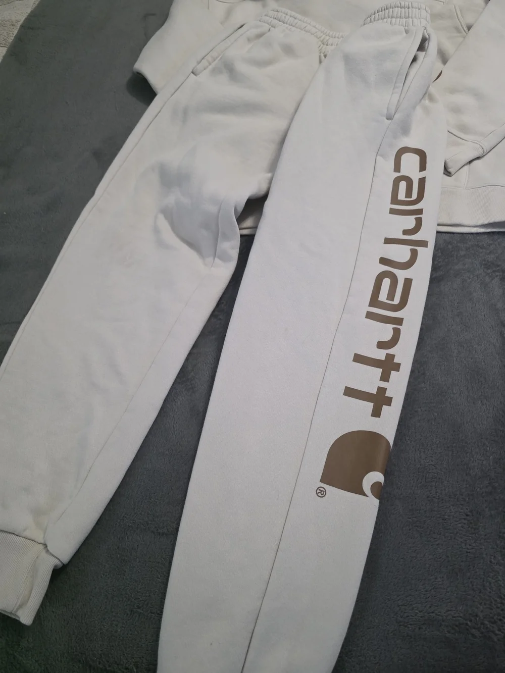 Carhartt Kids Cream Hoodie & Jogger Set